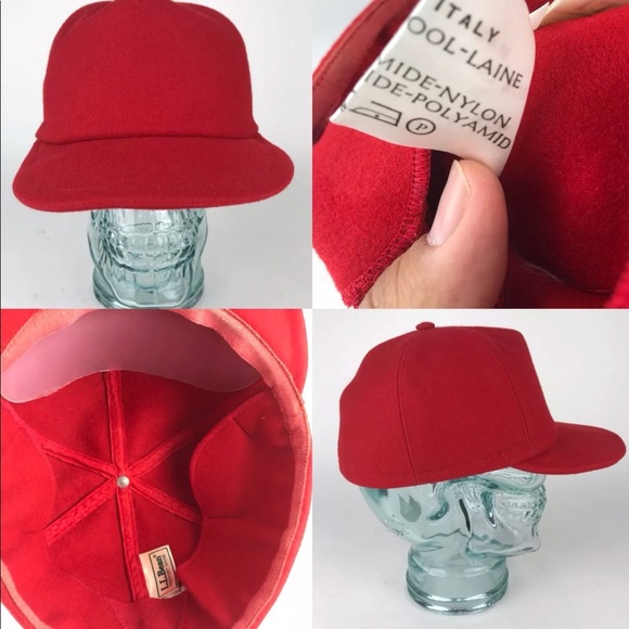 L.L. Bean Other - Vtg LL Bean Traditional Wool Blend Red Hunting